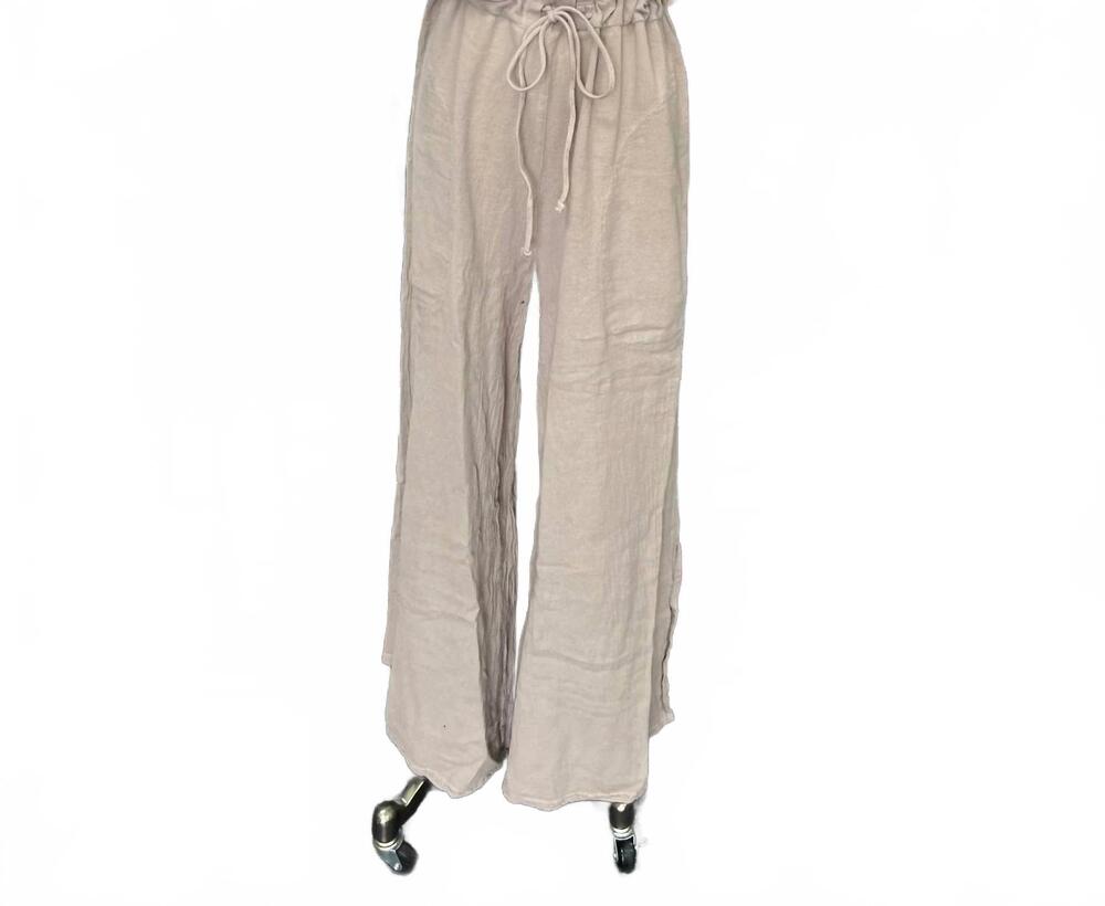 NEW OH MY GAUZE! women's mina wide leg jumpsuit in taupe